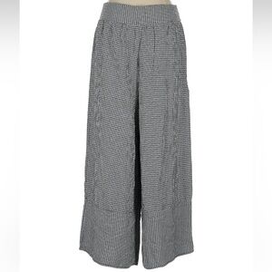Nasty Gal wide leg gingham pants
